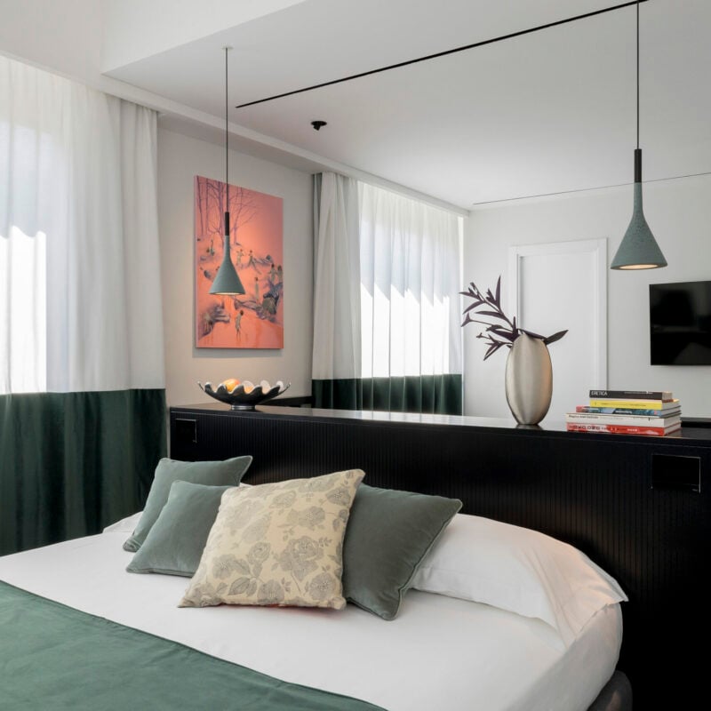 junior suite bedroom area hotel plaza opera