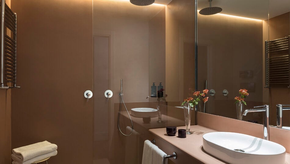 camera superior bagno hotel plaza opera