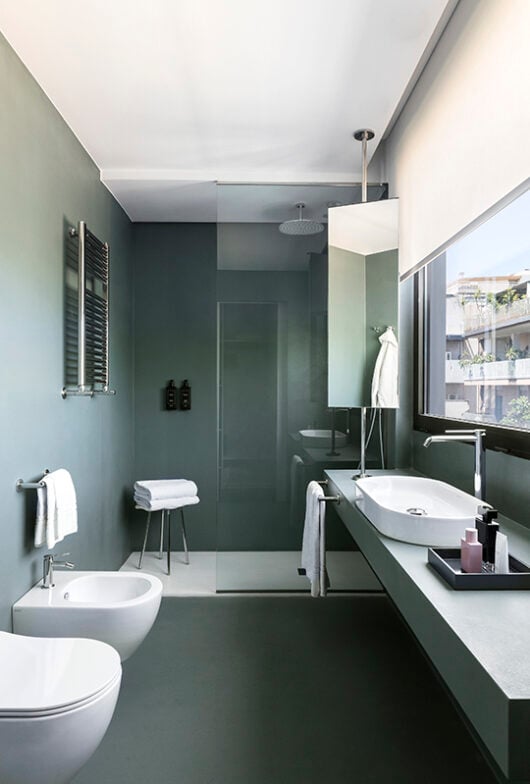 camera deluxe bagno con doccia XL hotel plaza opera