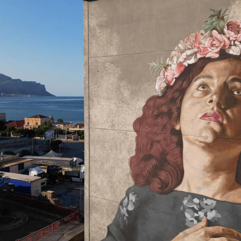 Le Vie dei Tesori 2025 Palermo - Rusulia Mural - Hotel Plaza Opéra