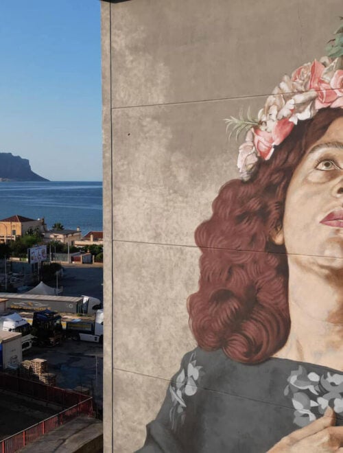 Le Vie dei Tesori 2025 Palermo - Murales Sperone Rusulia - Hotel Plaza Opéra