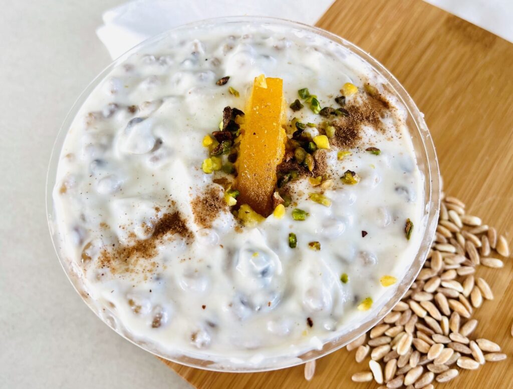 Cuccìa dolce tipica di Santa Lucia a Palermo